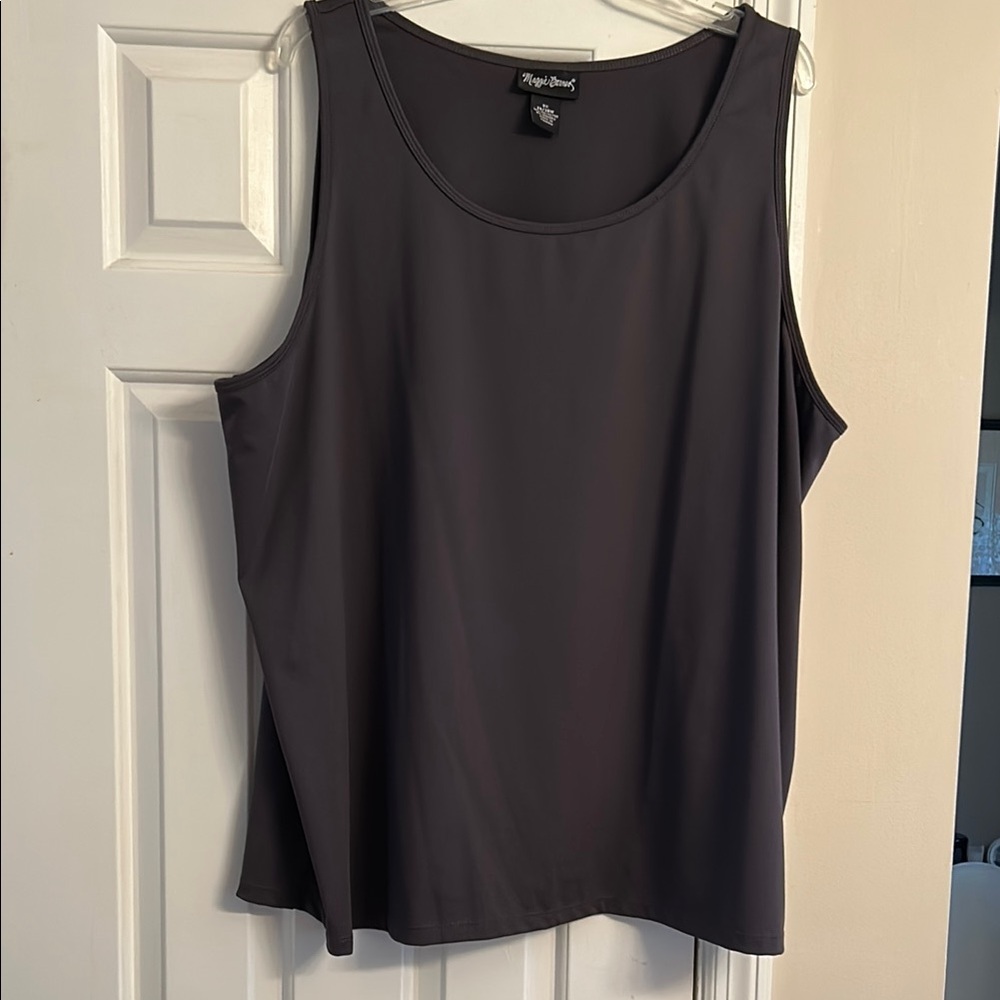 Maggie Barnes Women's Dark Gray Tank Top